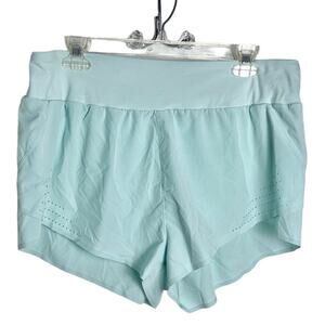 JoyLab Women's Light Blue Mint Flowy High Rise Athletic Shorts Size XL